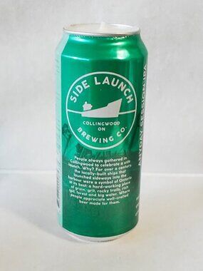 Handmade Side Launch Brewery Collingwood Beer Can Candle Gift